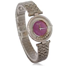 Đồng hồ Nữ Chopard C391 Viền đá hồng
